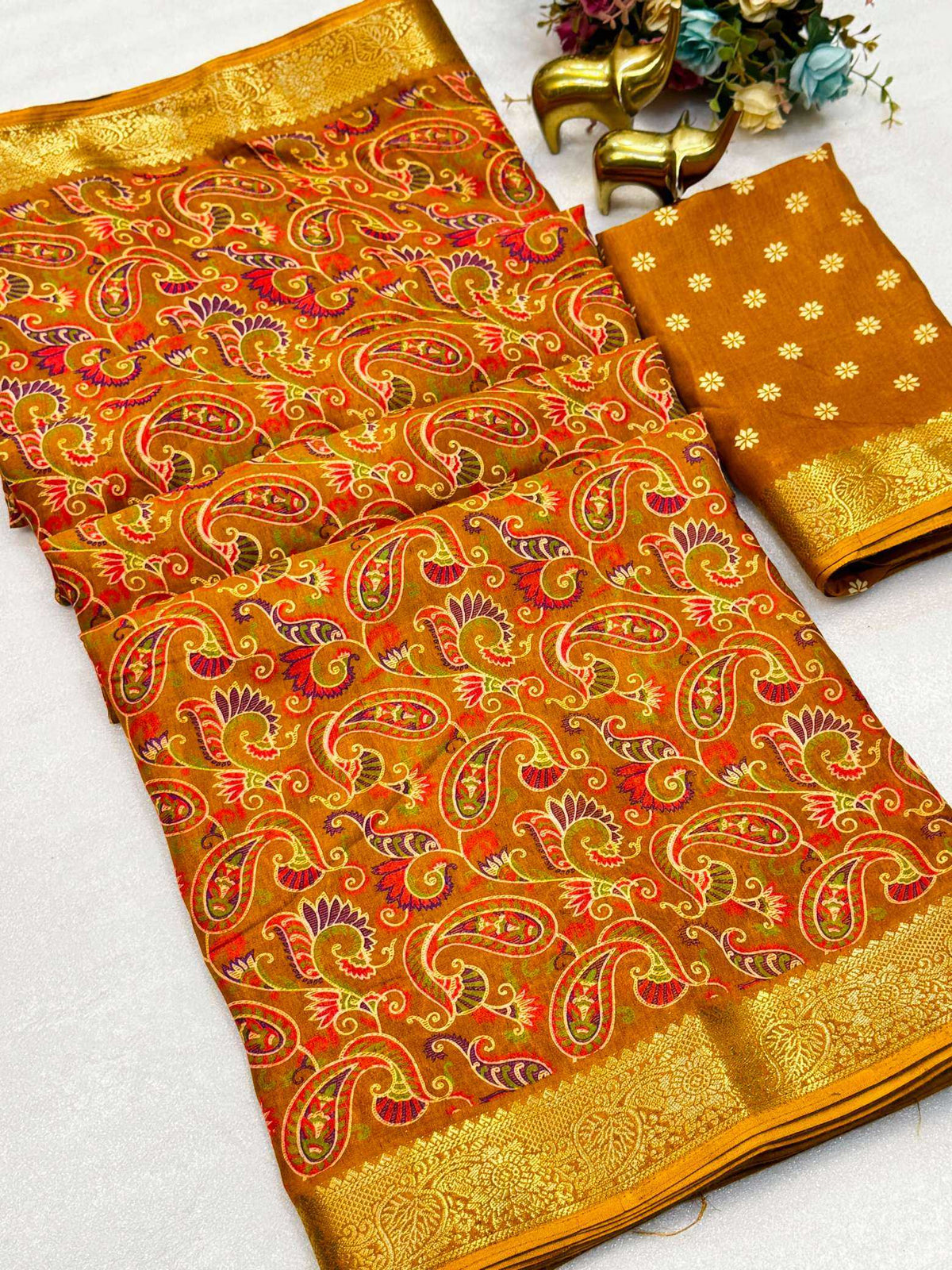 Ashna Cotton Printed Saree