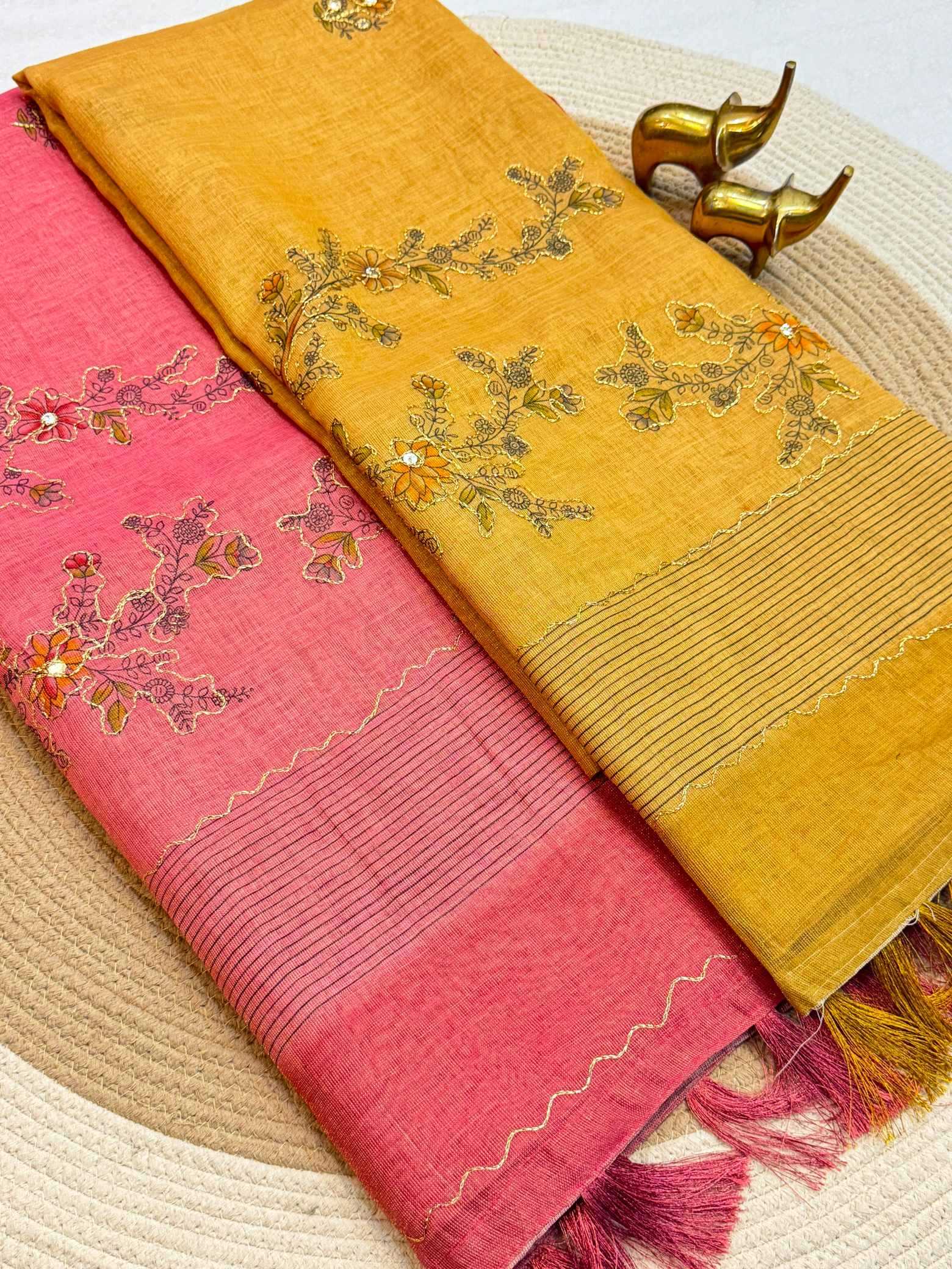 Zari Border Saree