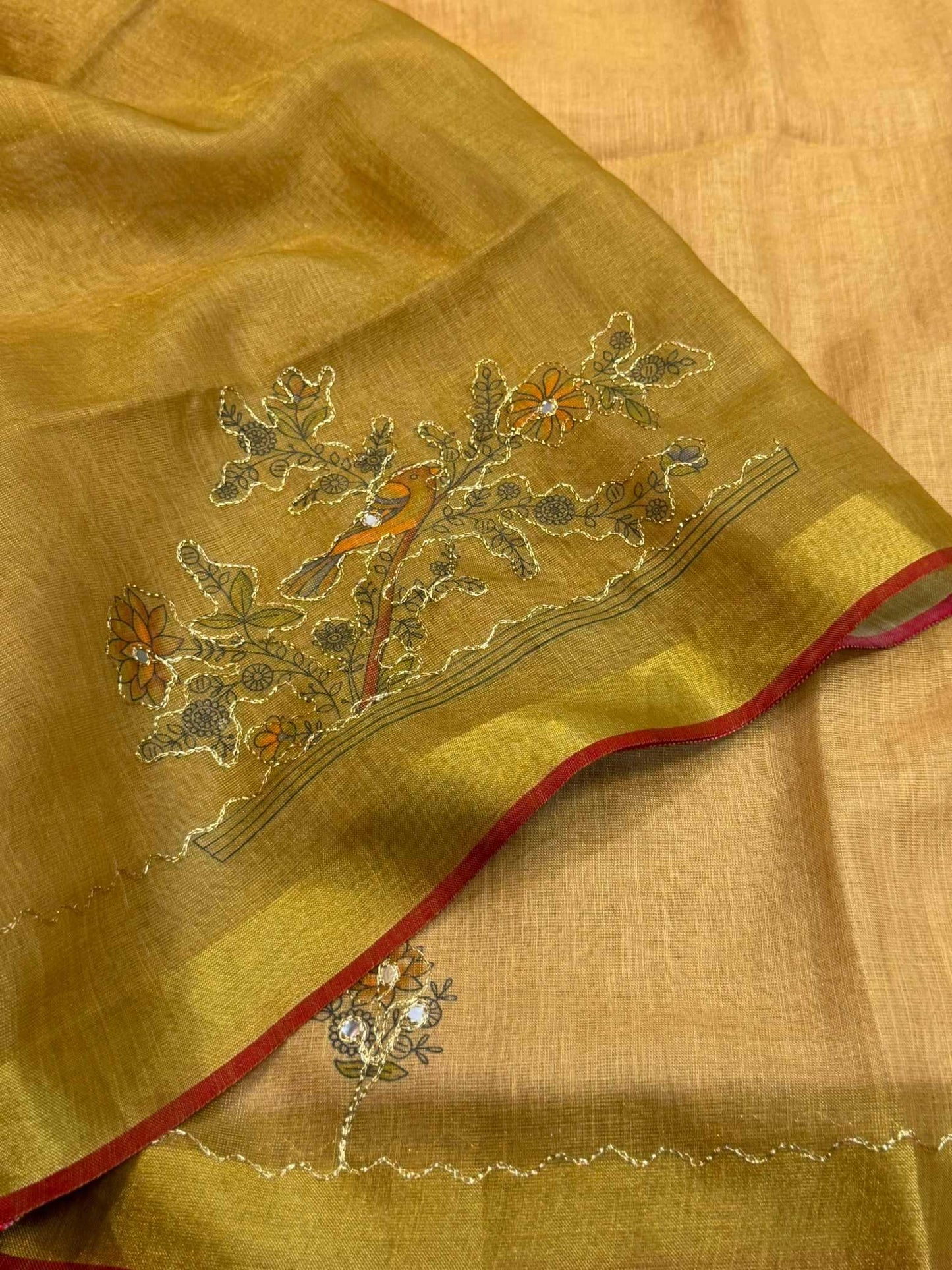 Zari Border Saree