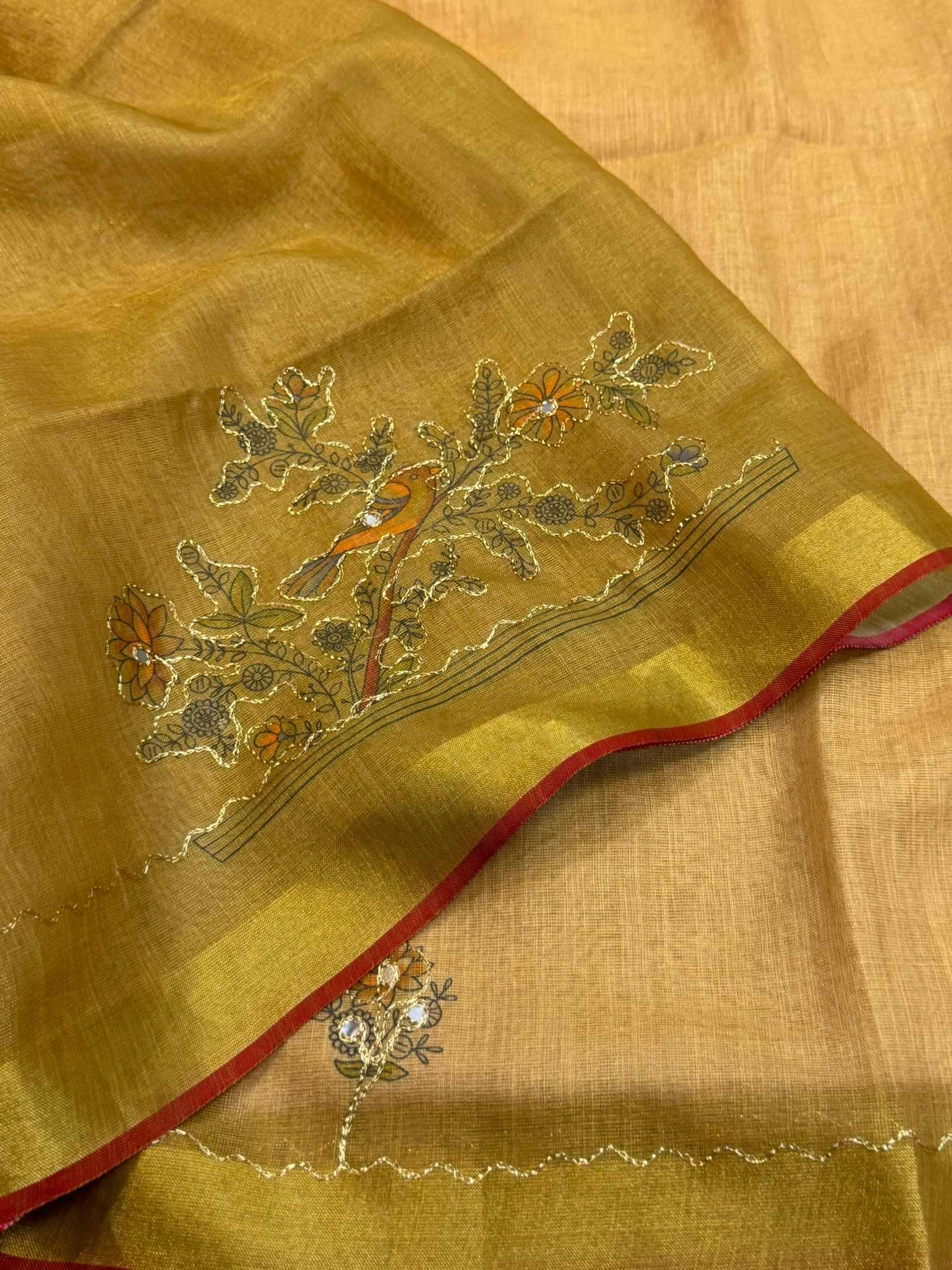 Zari Border Saree