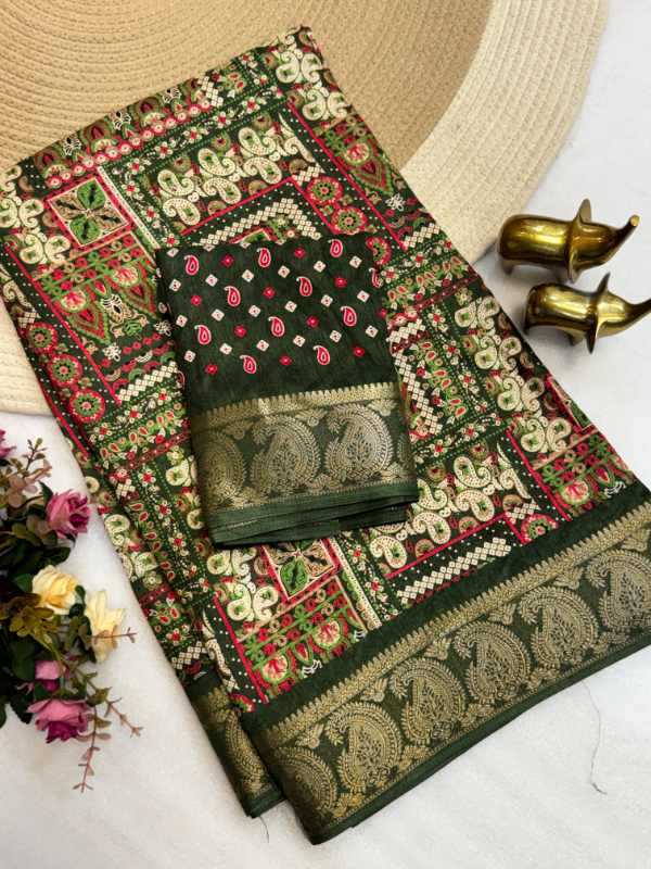 Jacquard Printed Saree