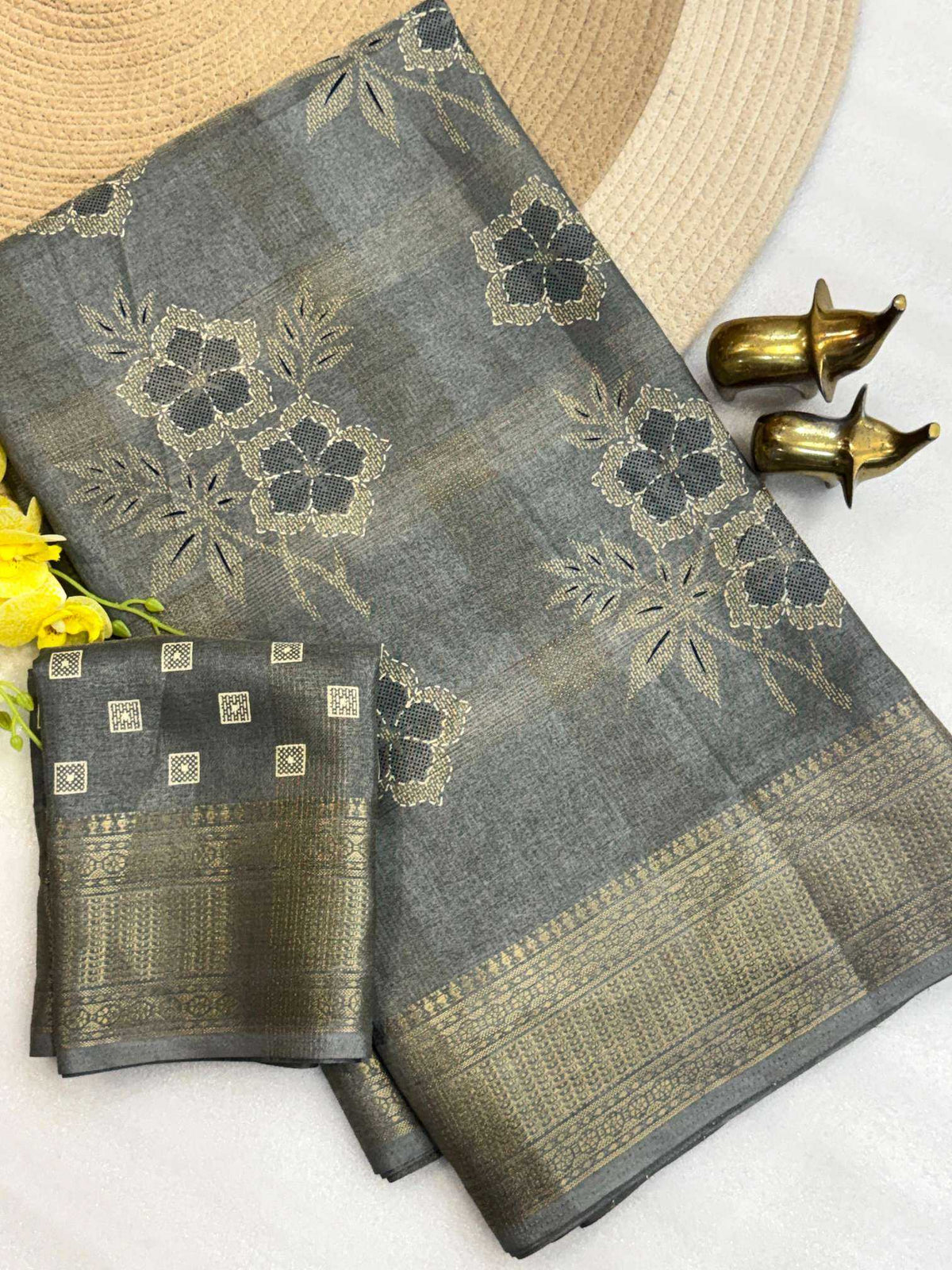 Ayushmati Tussar Silk Fancy Saree