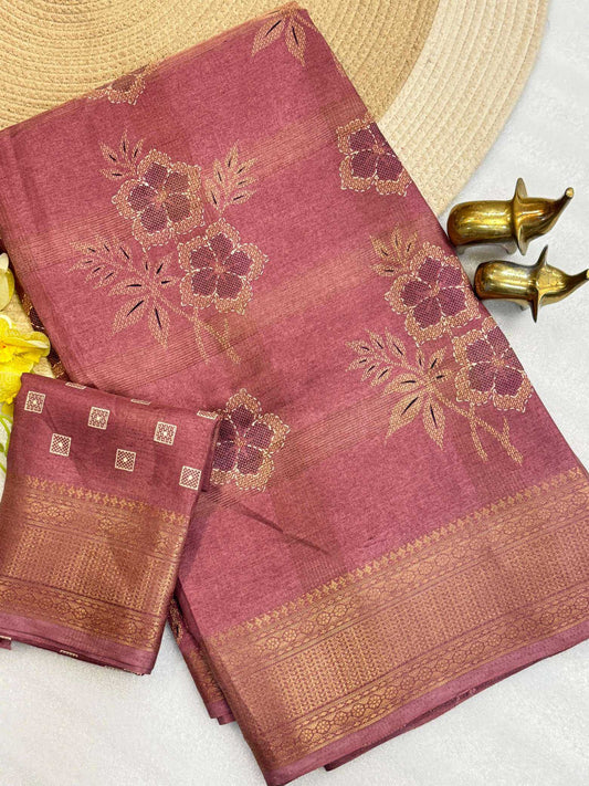 Ayushmati Tussar Silk Fancy Saree