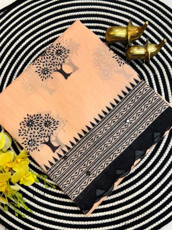 Balika Chanderi Cotton Printed Saree