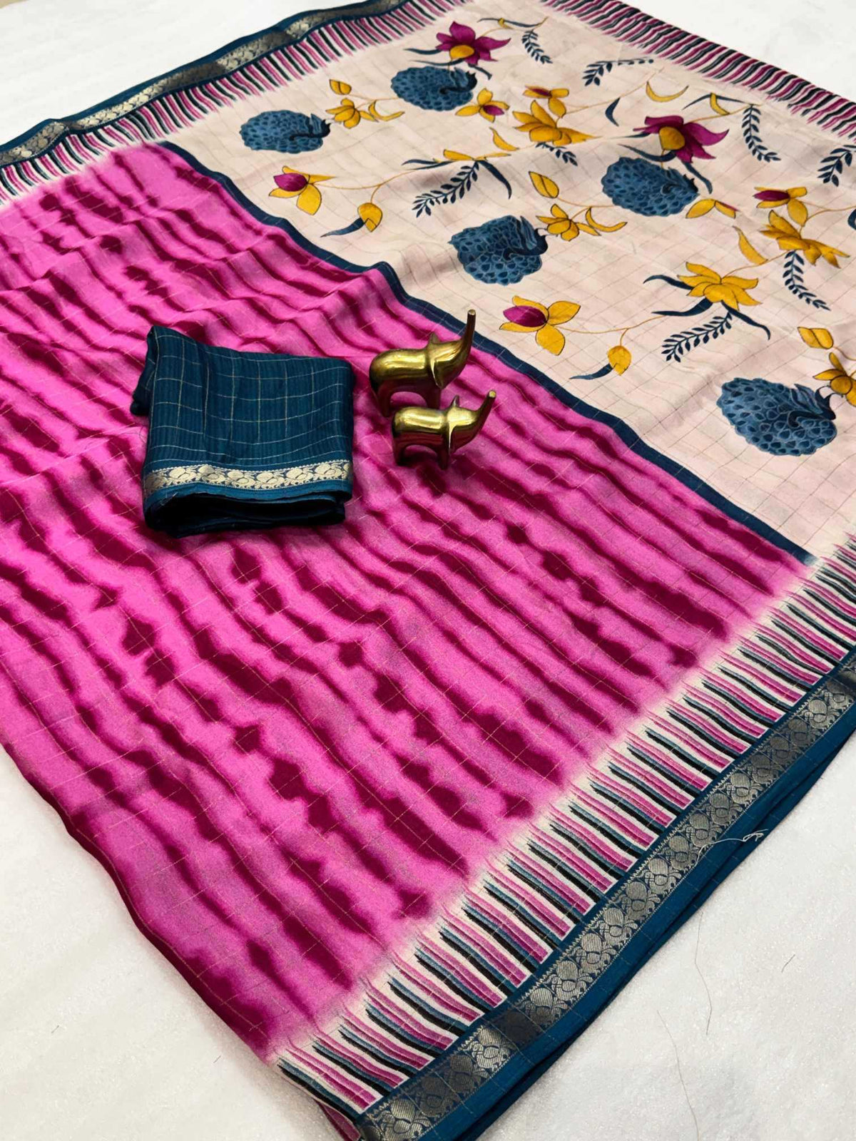 Bansari Jacquard Printed Saree