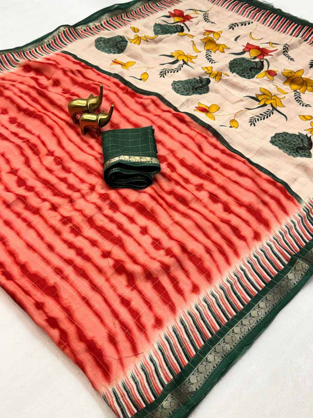 Bansari Jacquard Printed Saree