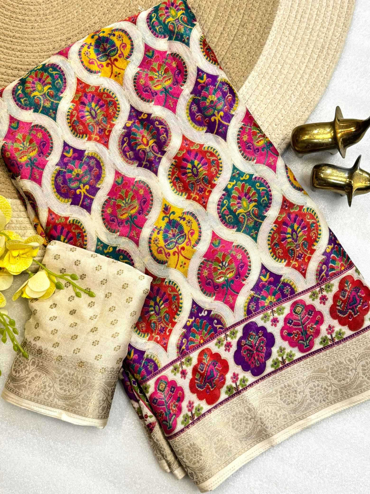 Barkha Jacquard Designer Saree