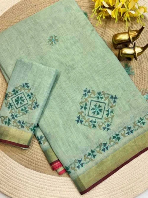 BEN Tissue Designer Saree