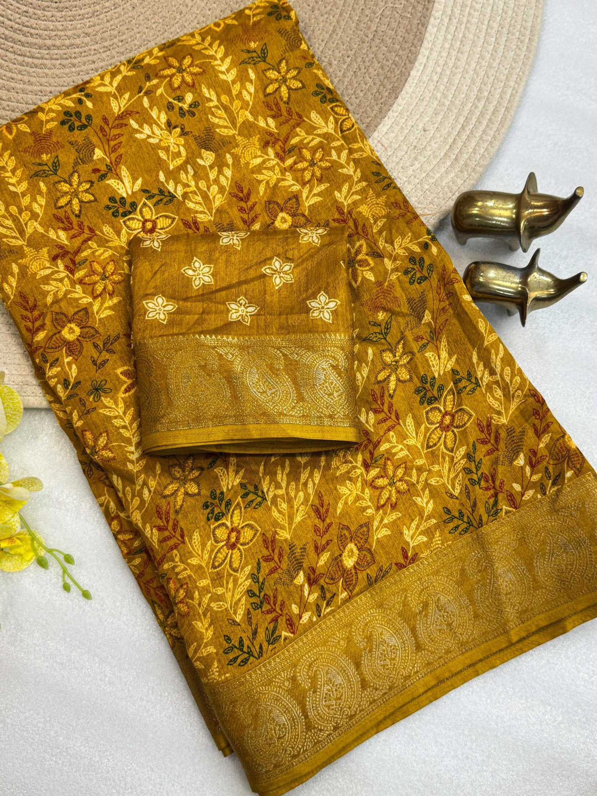 Bhanurekha Jacquard Designer Saree