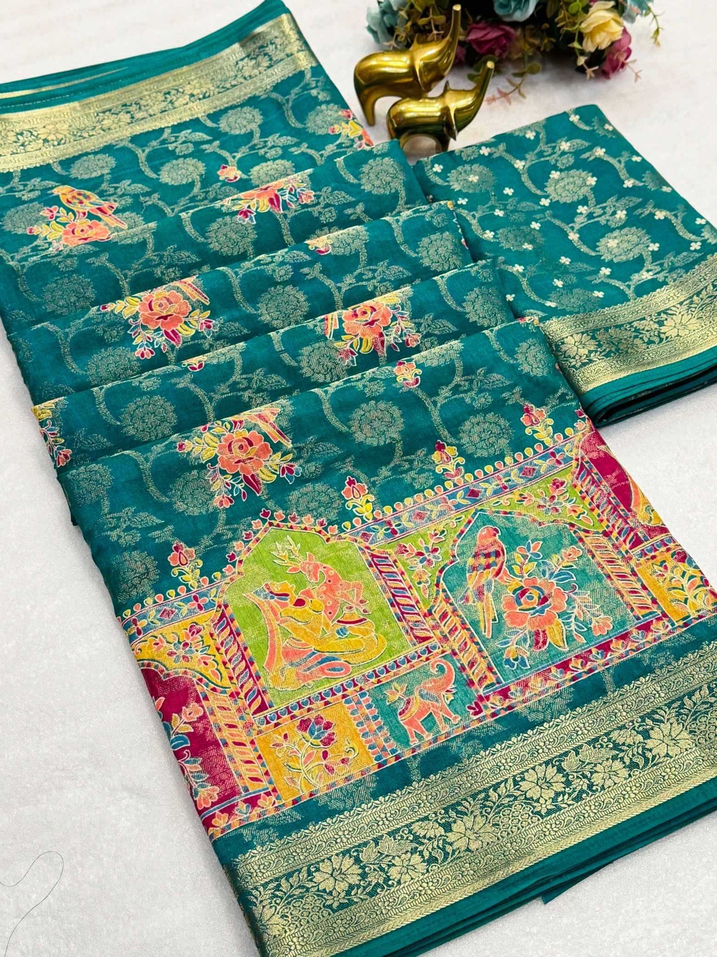 Jacquard Printed Saree