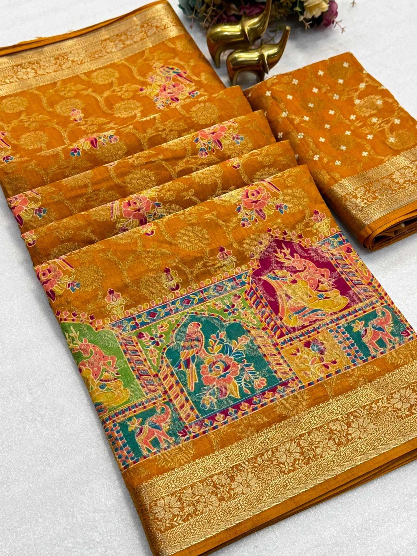 Jacquard Printed Saree