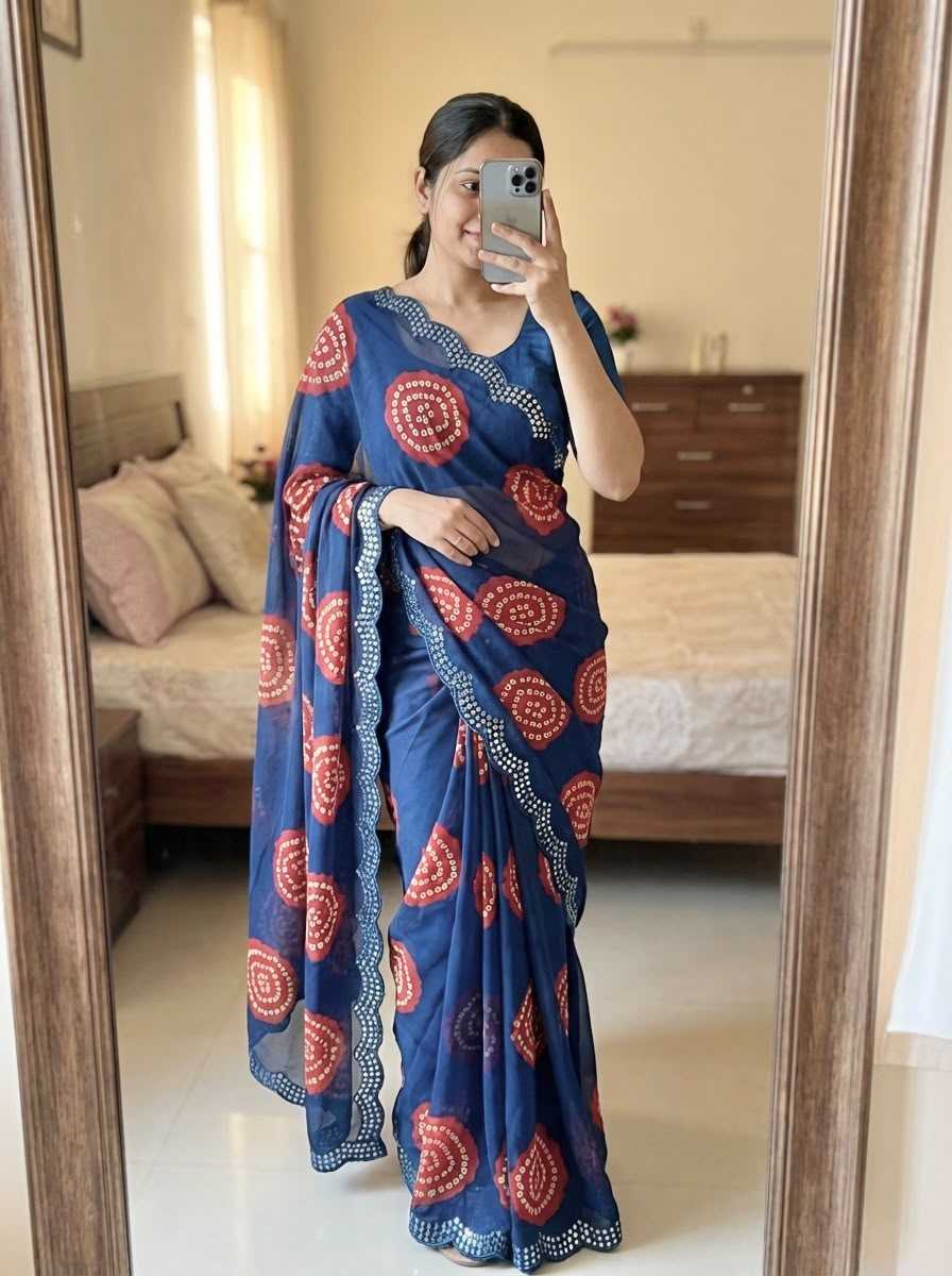 Printed Saree
