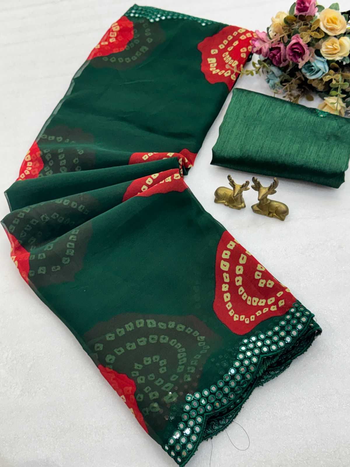 Georgette Printed Saree
