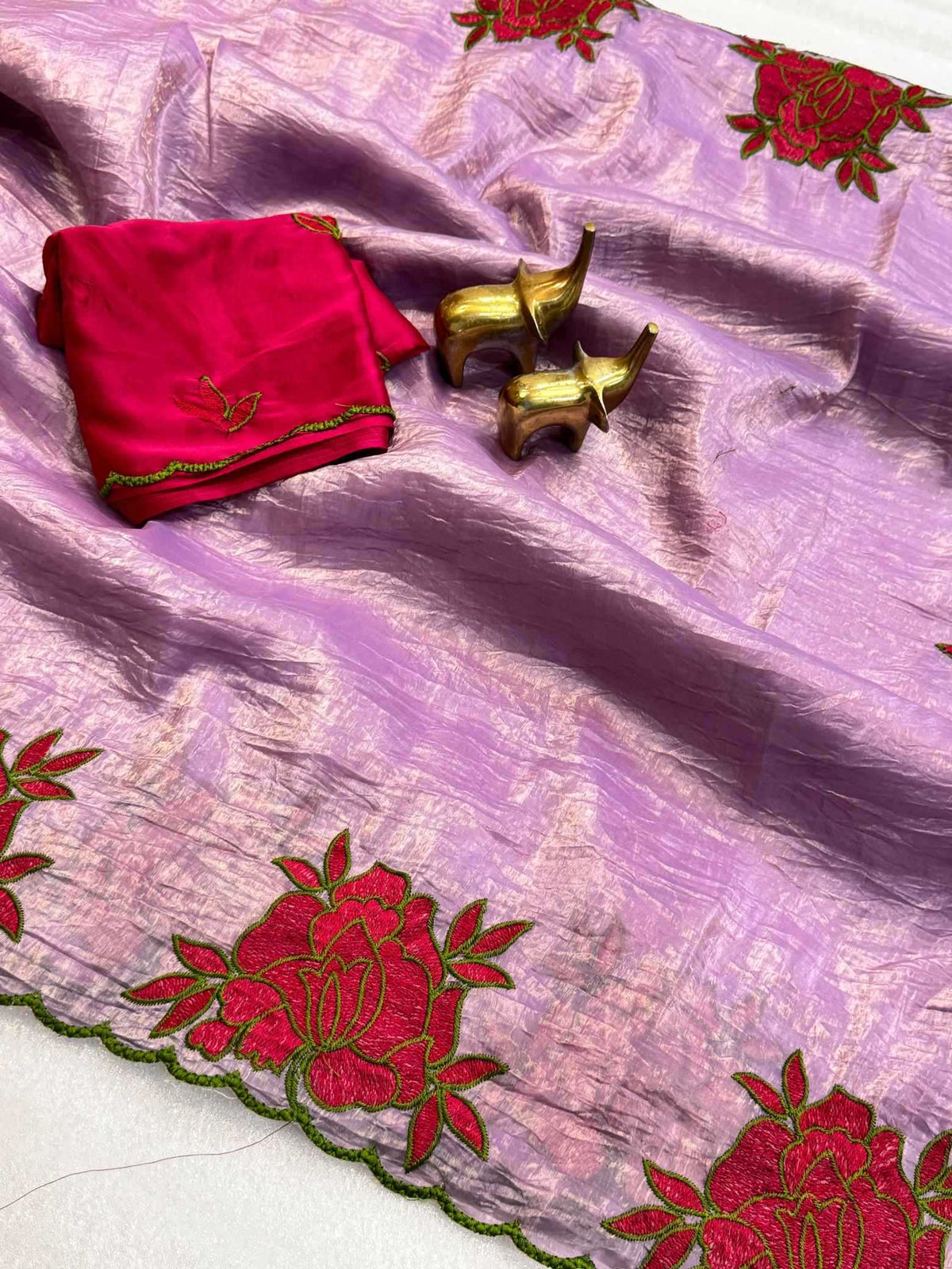 Bindiya Crush Silk Soft Saree
