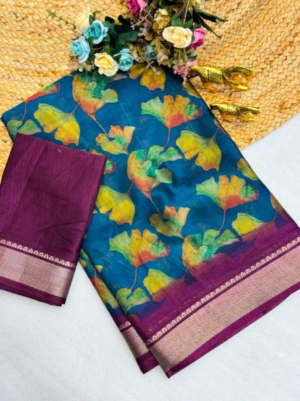 Dola Silk Floral Saree