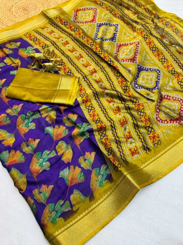 Dola Silk Floral Saree