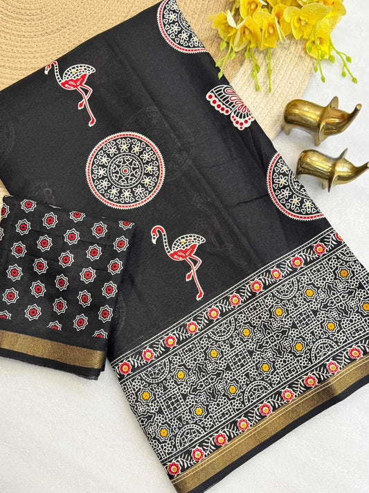 Brishti Cotton Fancy Saree