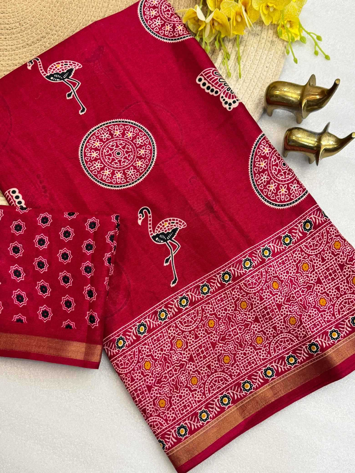 Brishti Cotton Fancy Saree