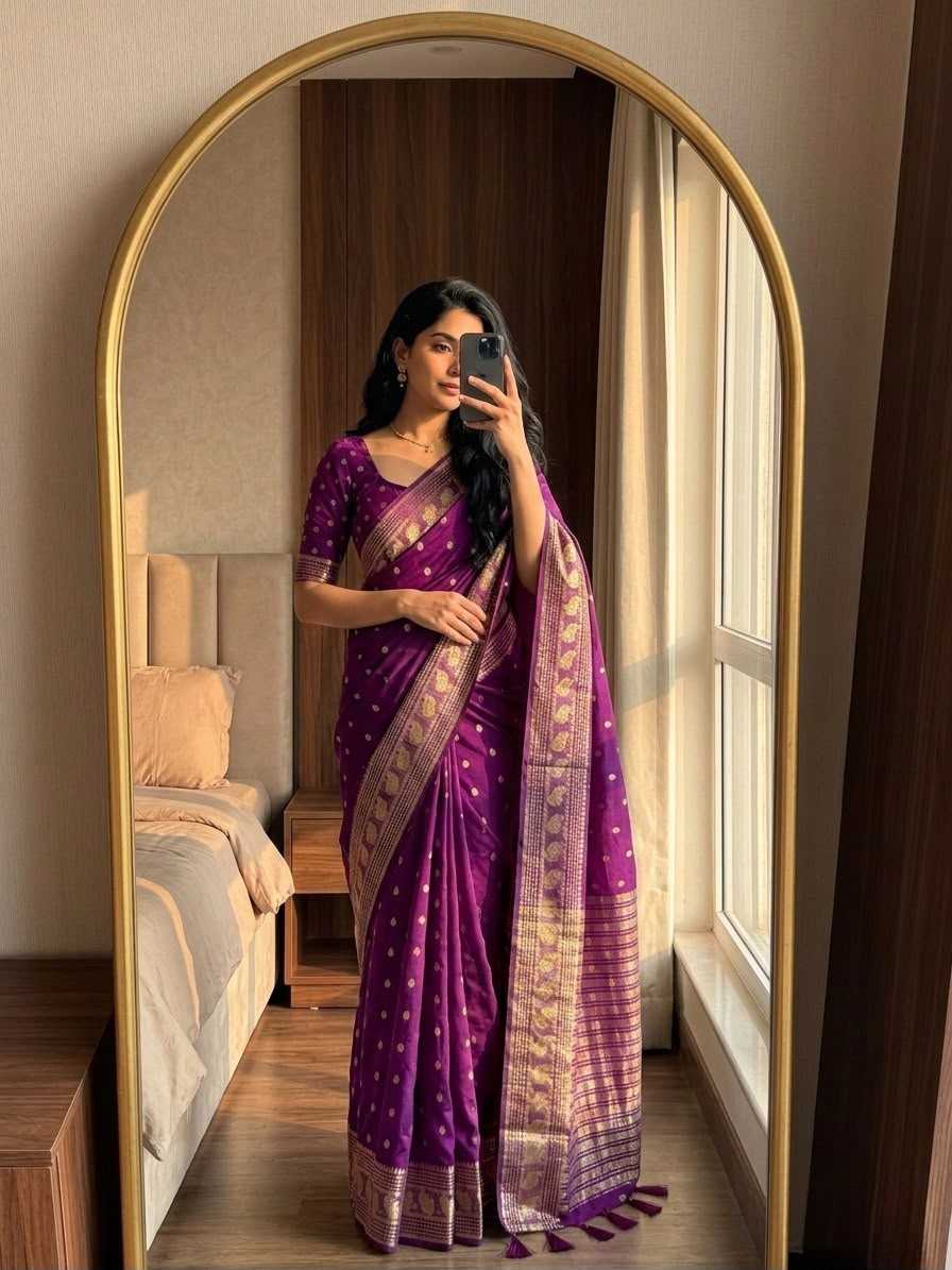 Candy Viscose Designer Saree in Sky Blue