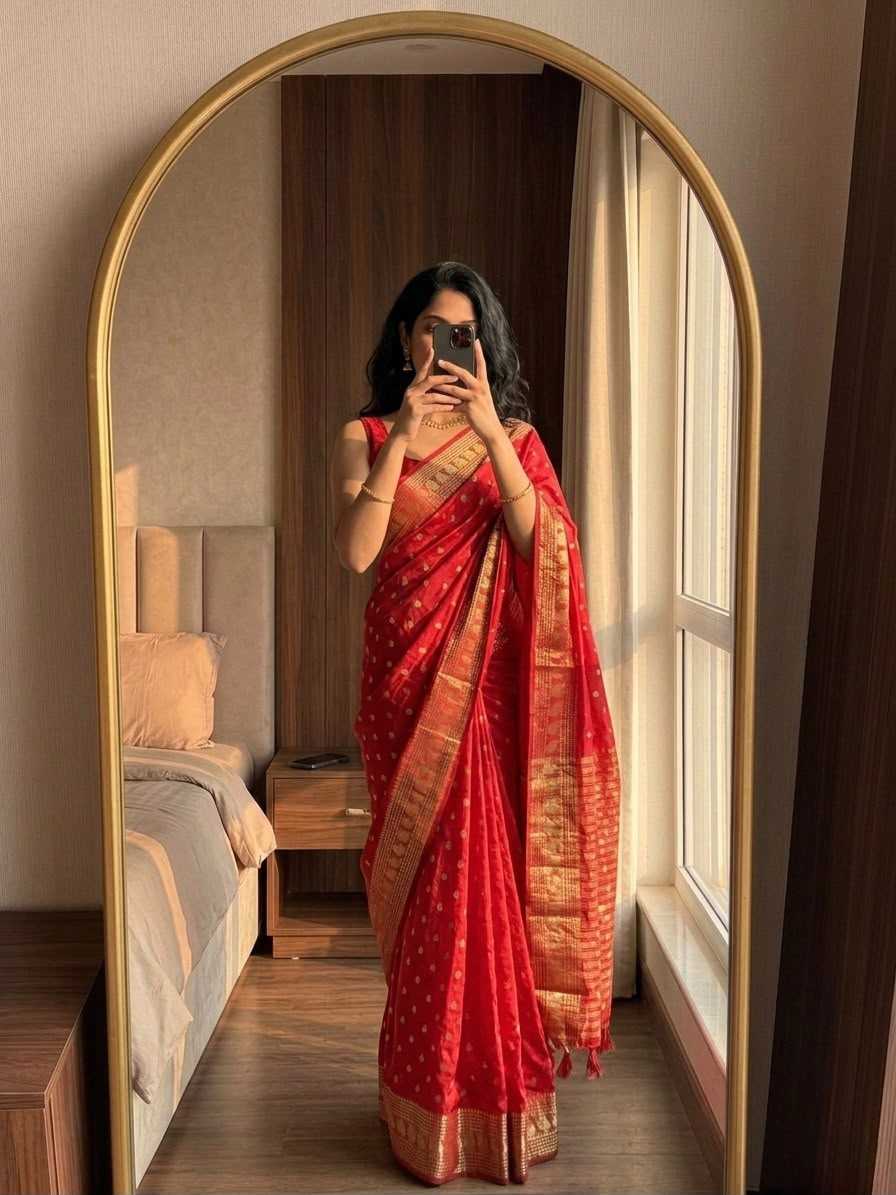 Candy Viscose Designer Saree in Sky Blue