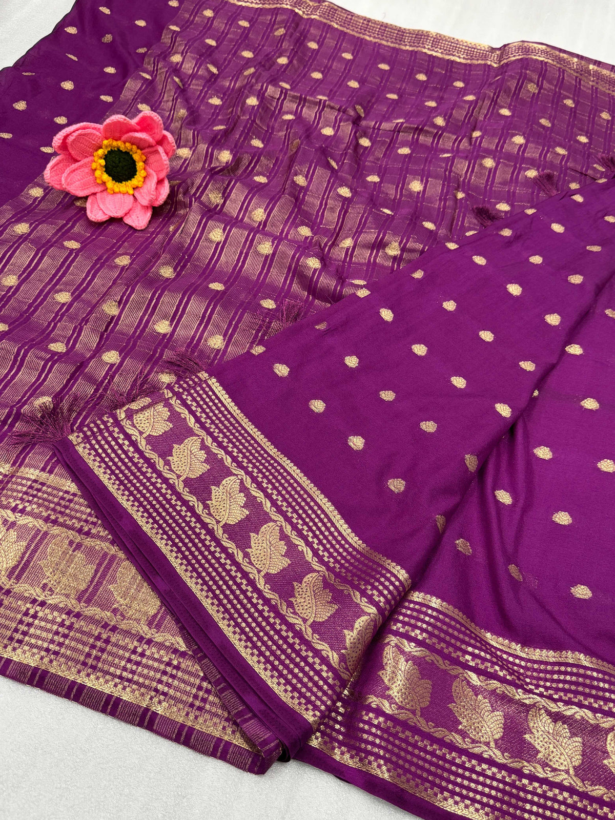 Candy Viscose Designer Saree in Sky Blue