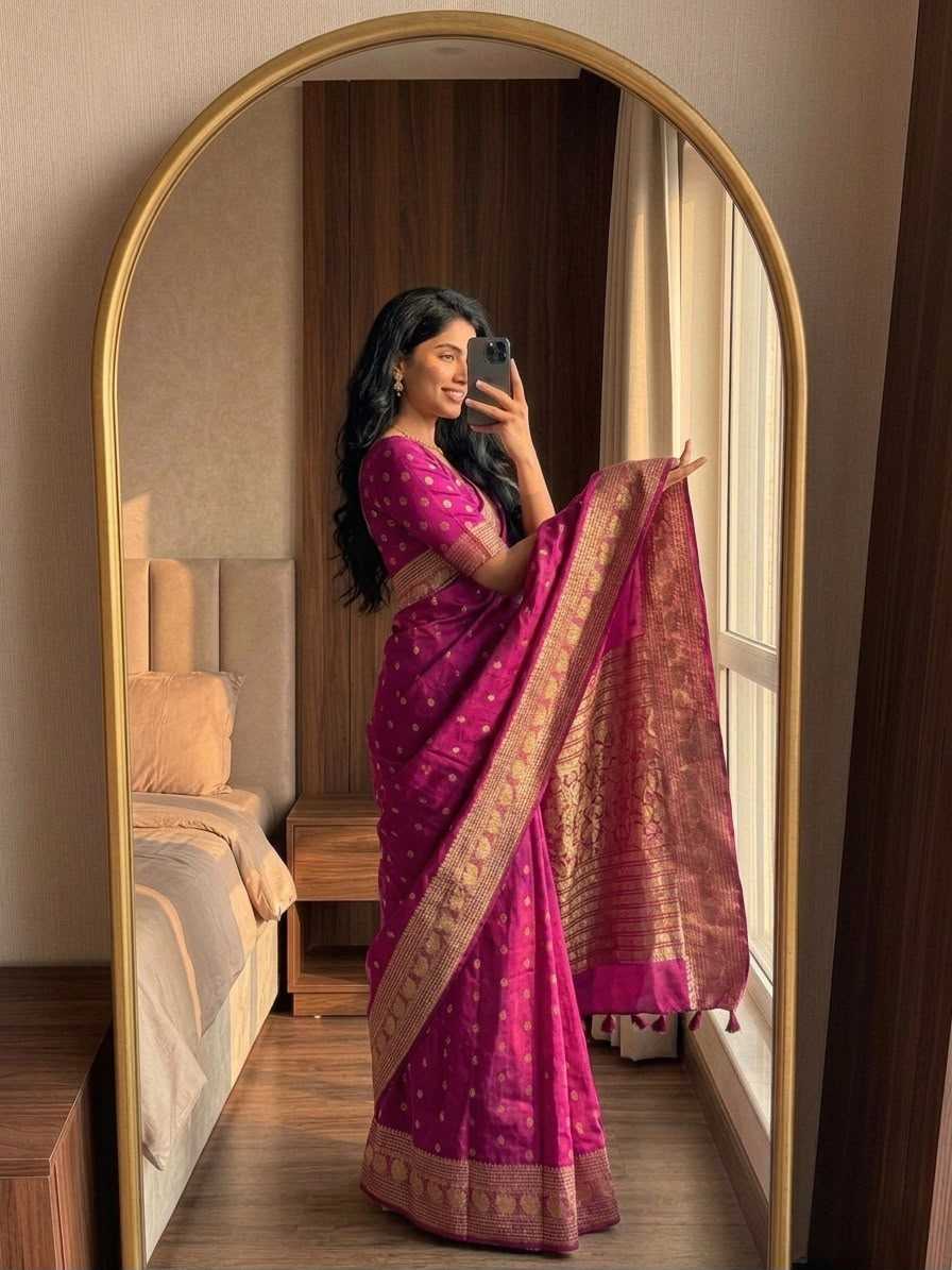 Candy Viscose Designer Saree in Sky Blue