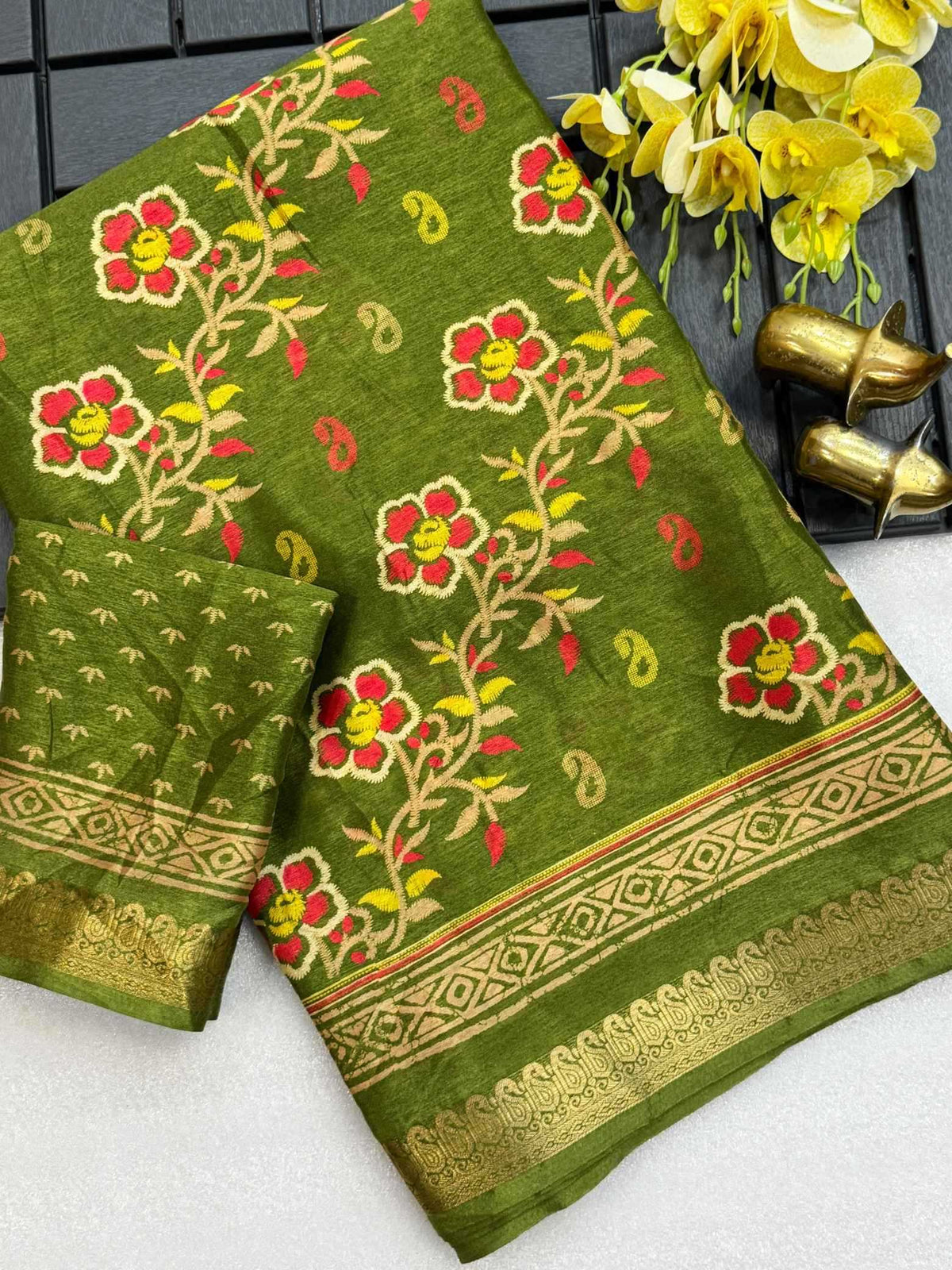 Chaitali Crepe Silk Soft Saree