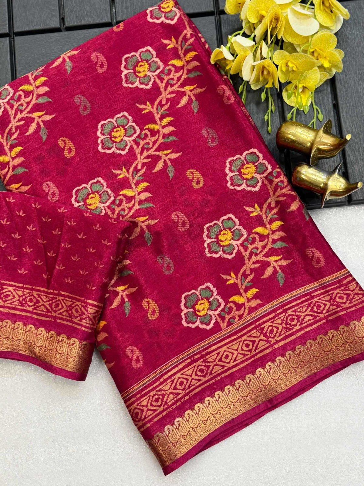 Chaitali Crepe Silk Soft Saree