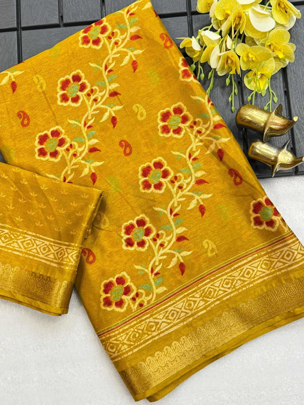 Chaitali Crepe Silk Soft Saree