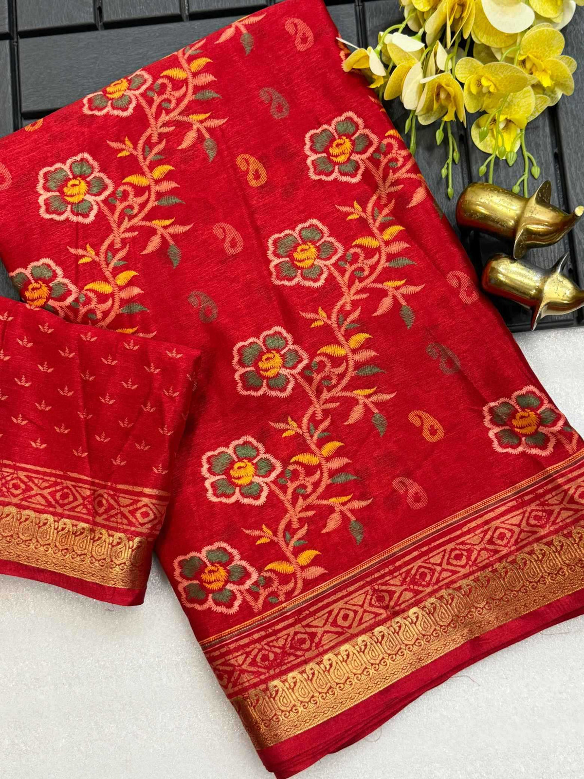 Chaitali Crepe Silk Soft Saree