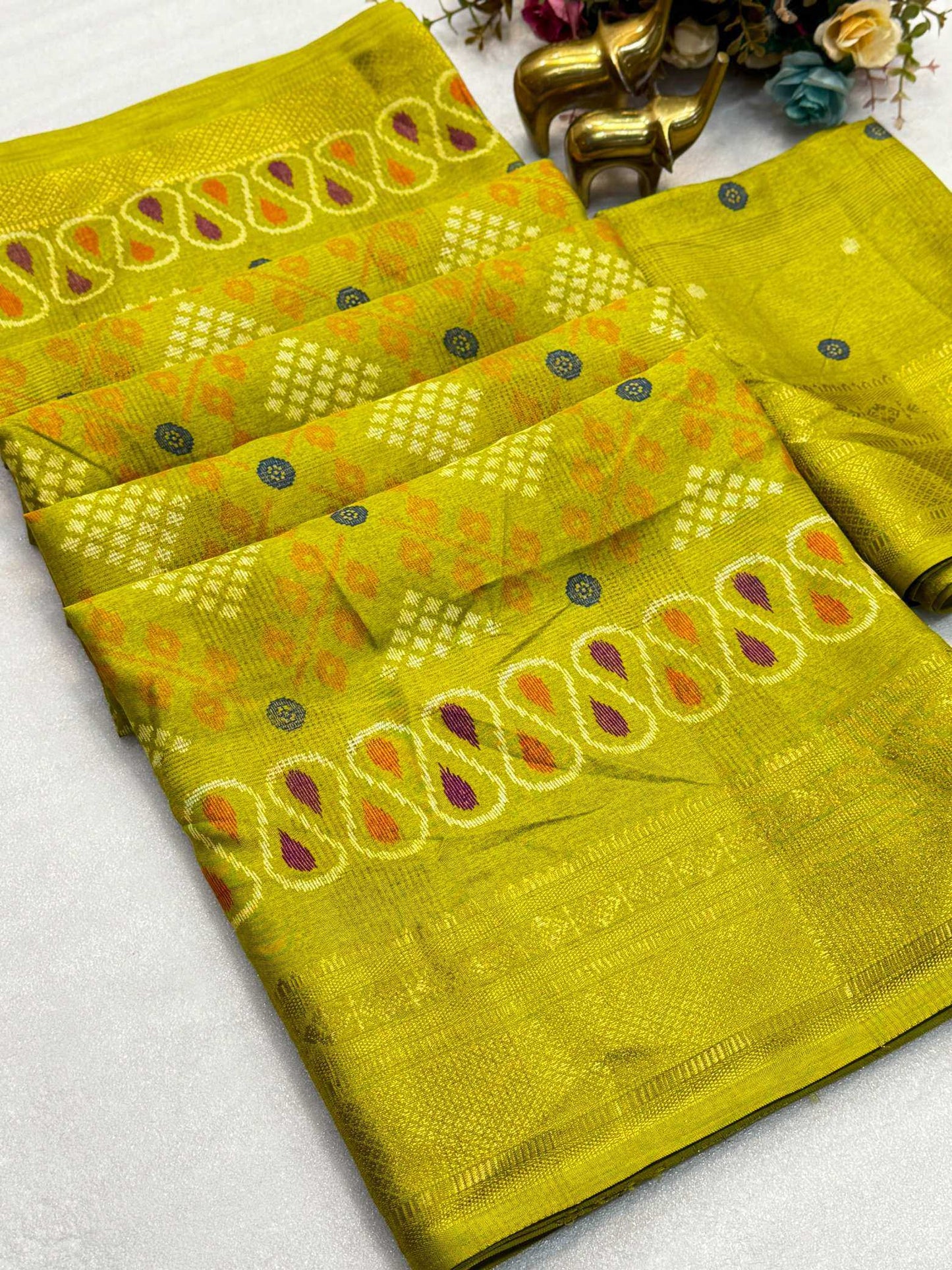 Jacquard Saree