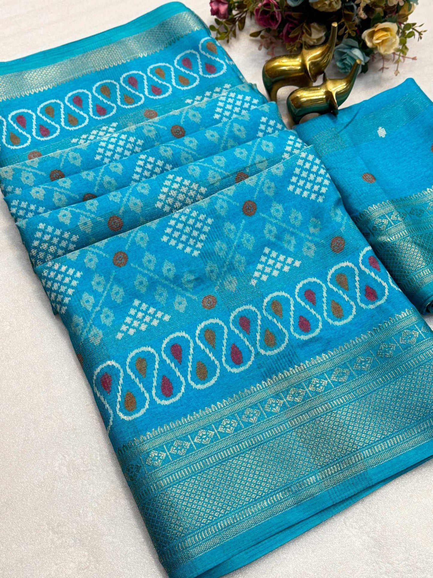 Jacquard Saree