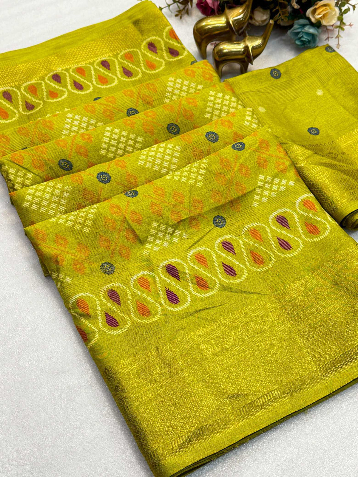 Cotton Jacquard Saree
