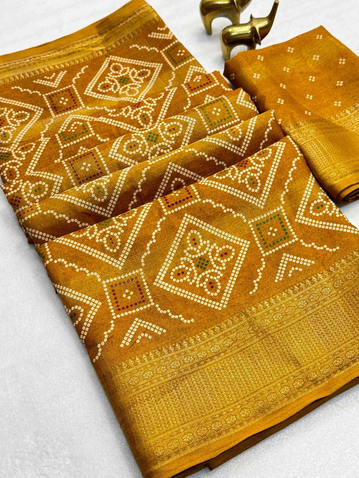 Cotton Printed Saree in Dark Wine