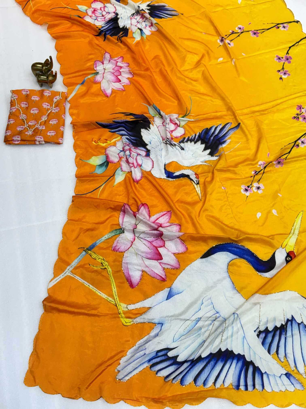 Charul Chinon Silk Soft Saree