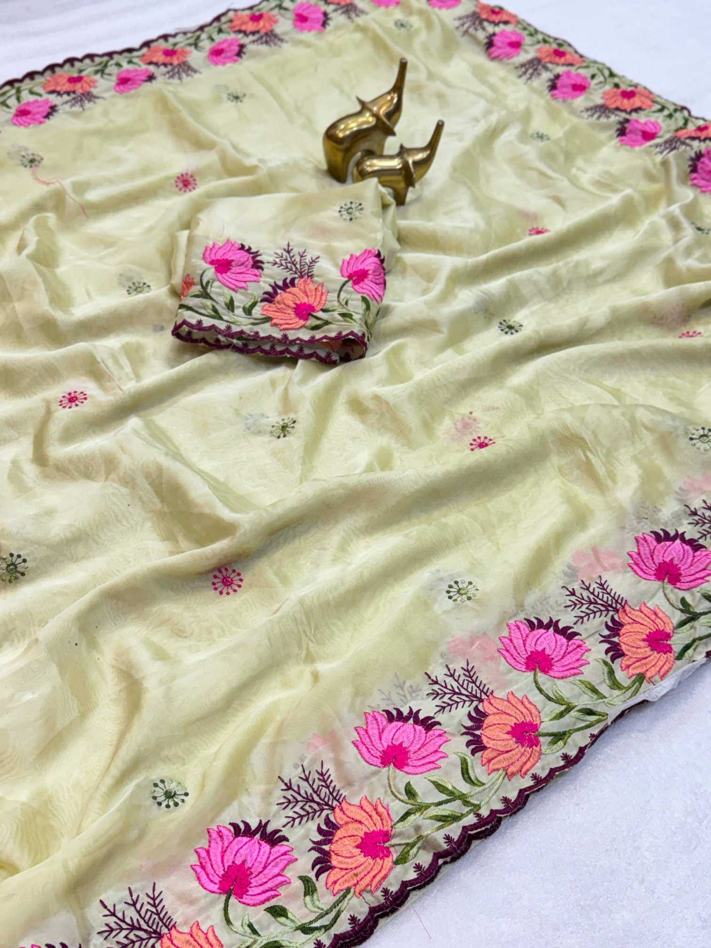 Zari Border Silk Saree