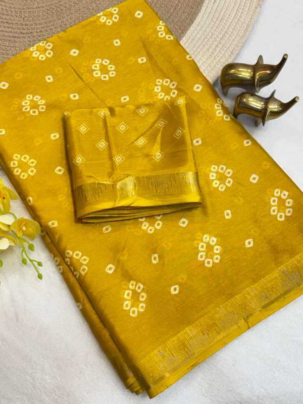 Chinon Silk Printed Saree