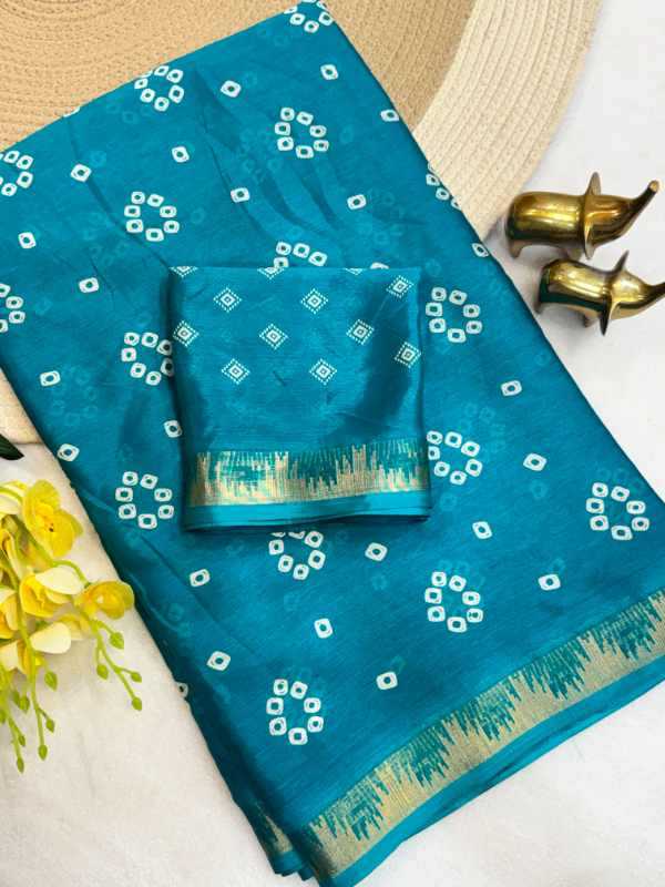 Chinon Silk Printed Saree