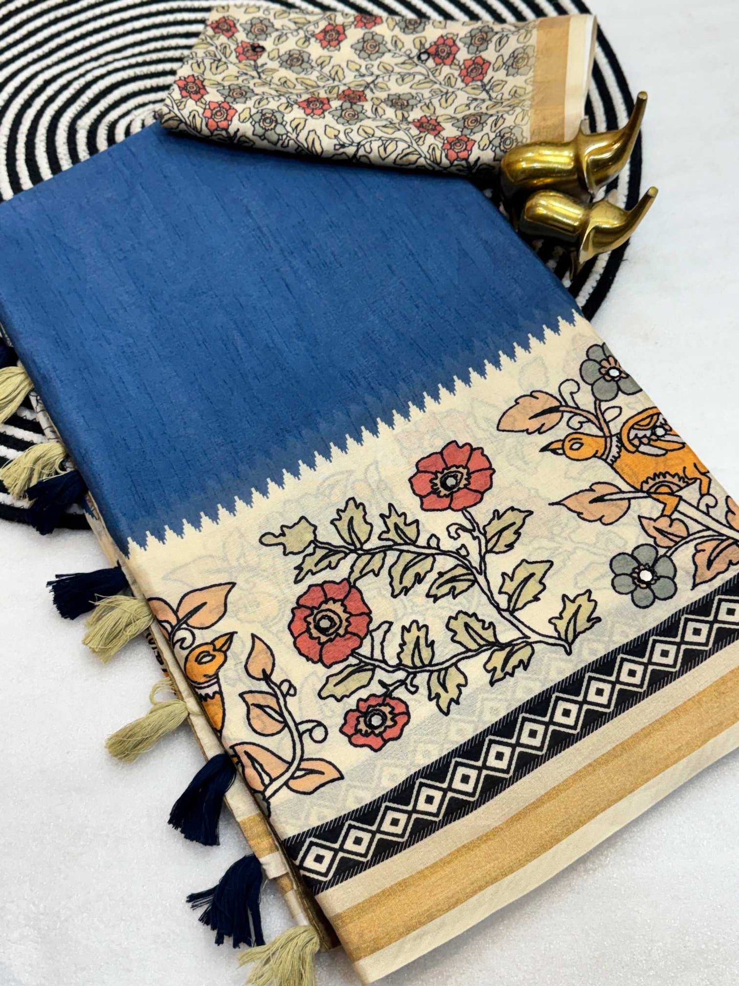 Printed Silk Saree