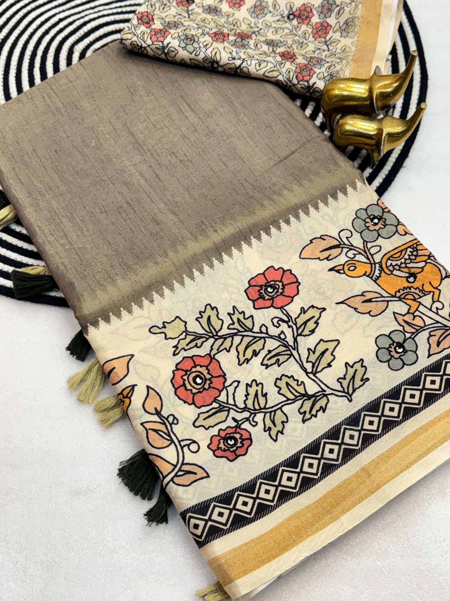 Printed Silk Saree