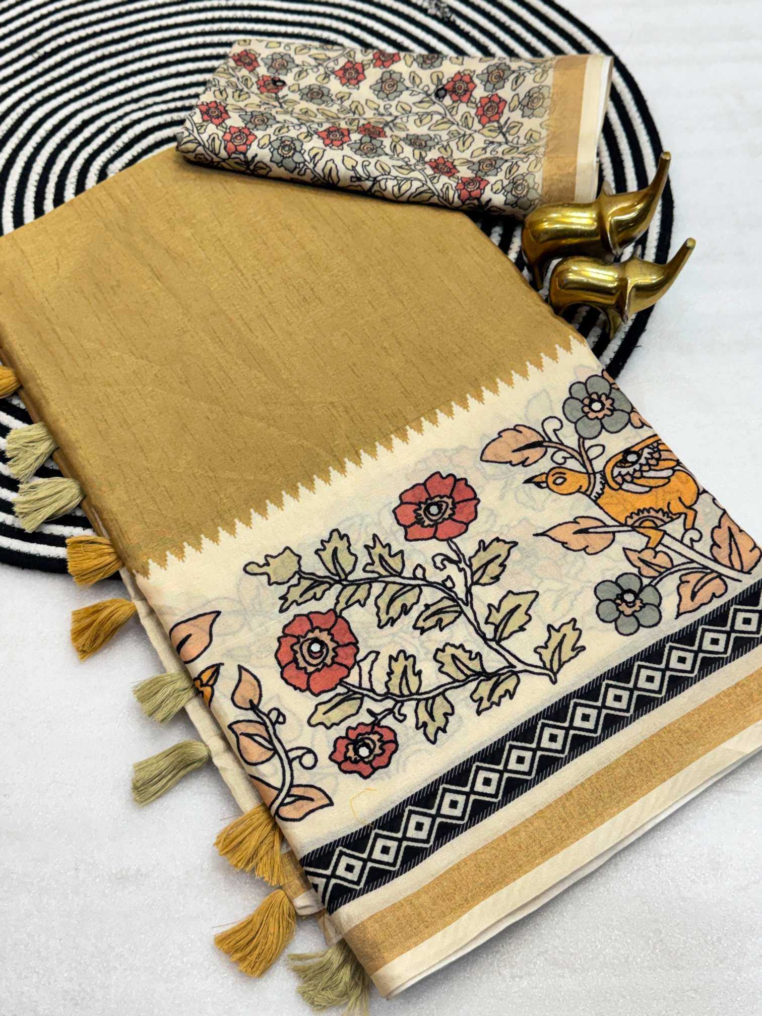 Printed Silk Saree