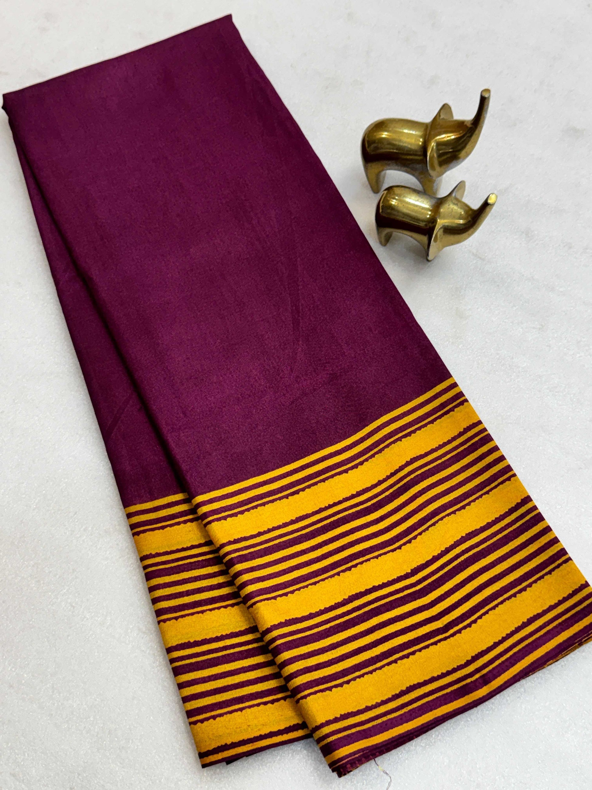 Crepe Silk Designer Saree