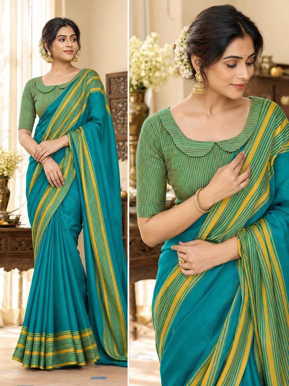 Crepe Silk Designer Saree