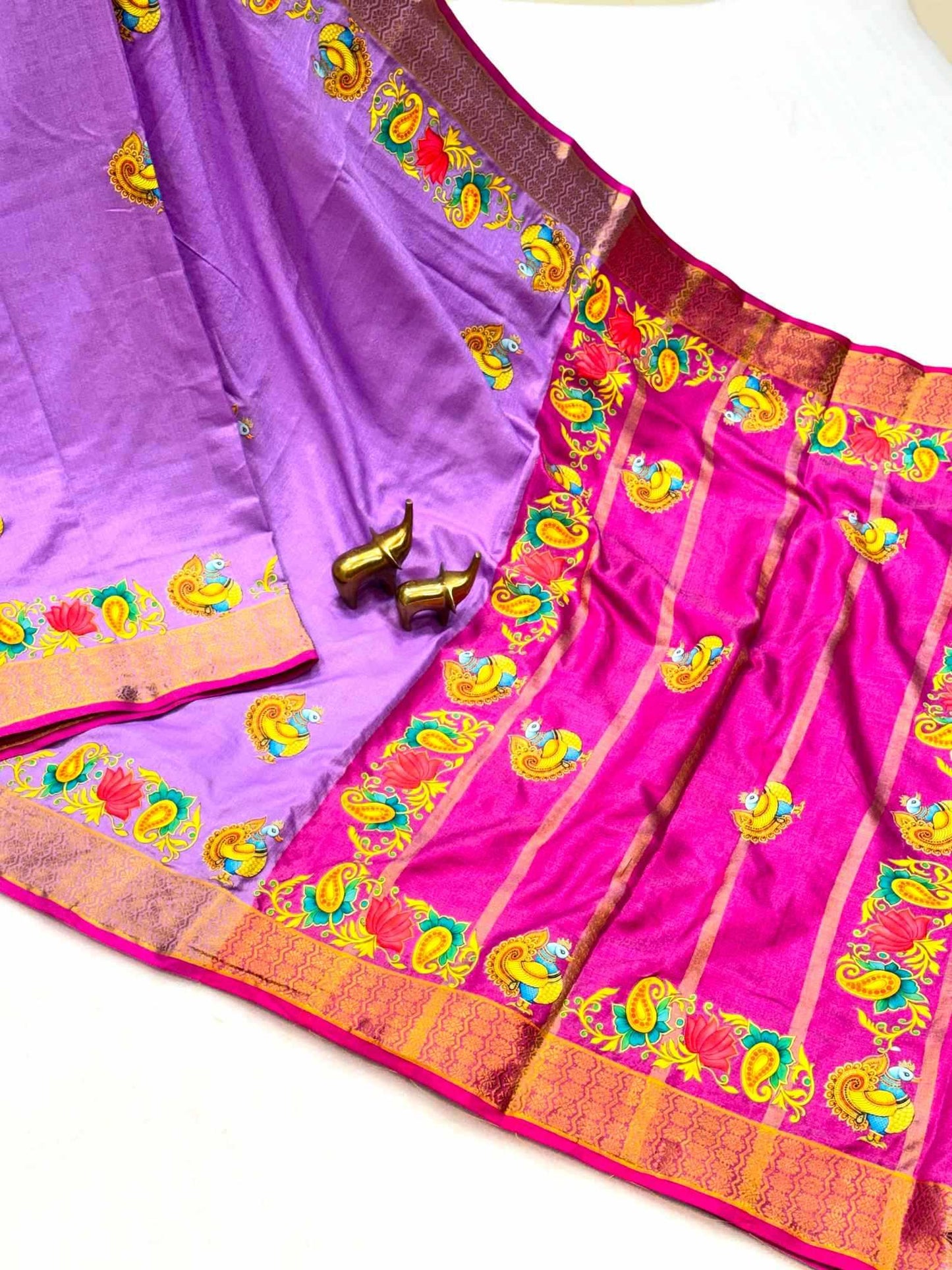 Cotton Zari Border Saree