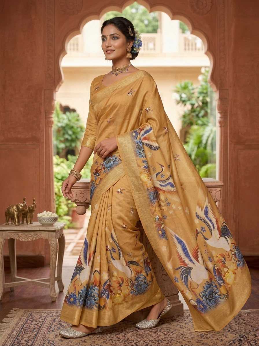 Cotton Printed Saree