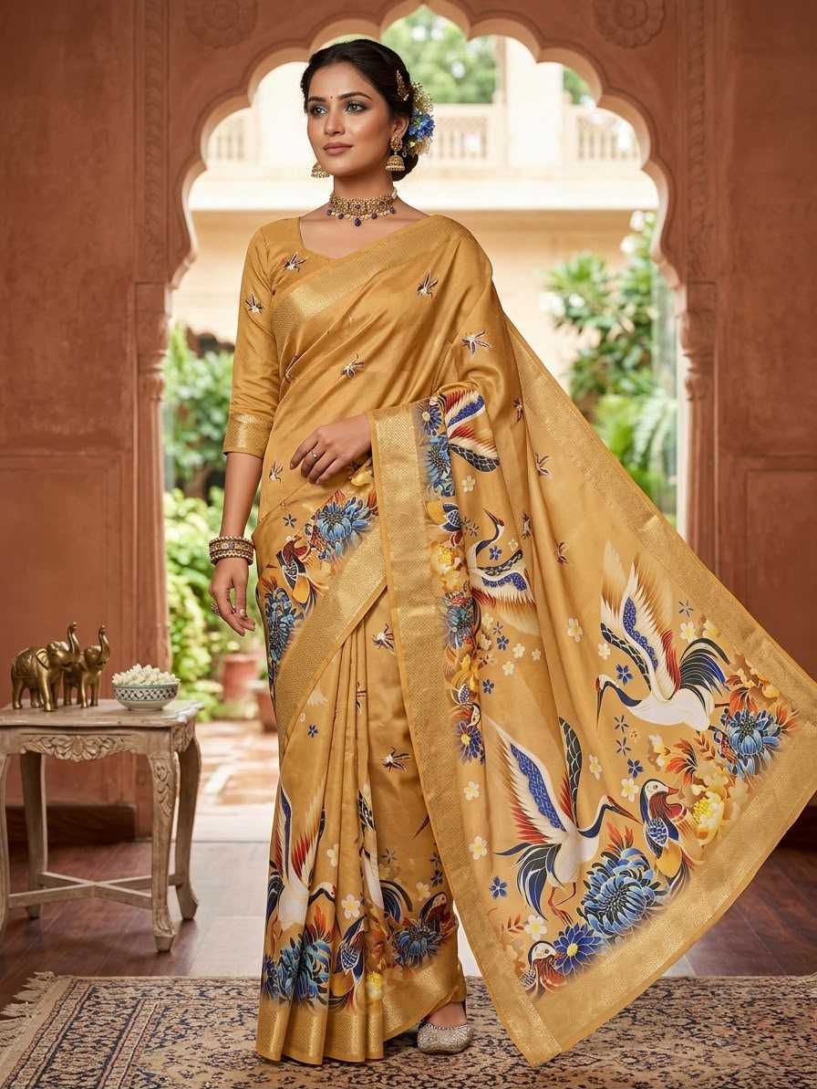 Cotton Printed Saree