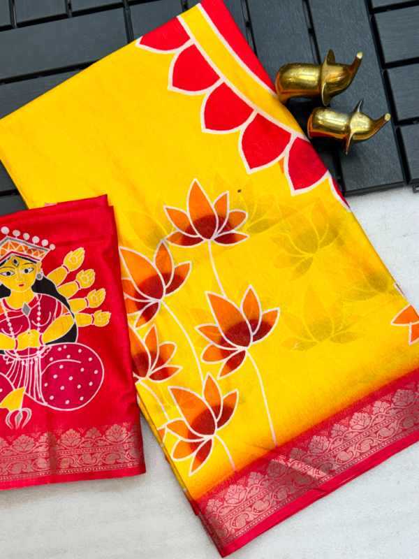 Tussar Silk Designer Saree