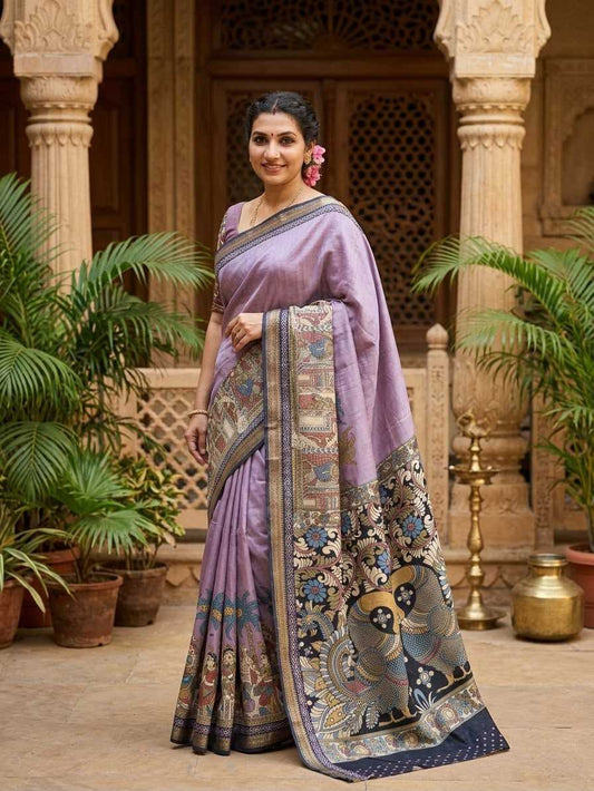 Tussar Silk Saree