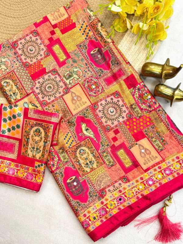 Chinon Designer Saree