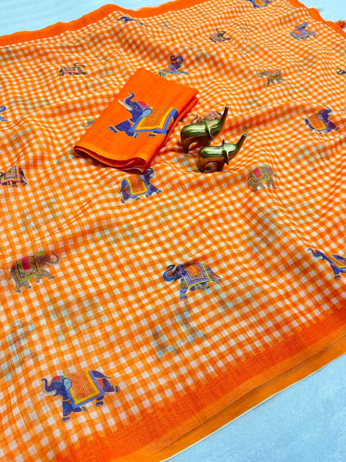 Cotton Printed Saree
